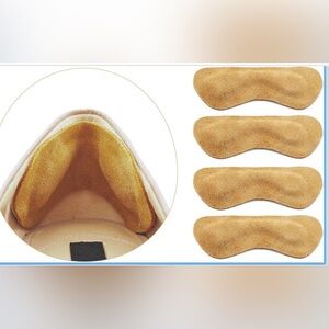 NWT (4) Pack Space Lion Foot Protect Leather Heel Grips Cushions